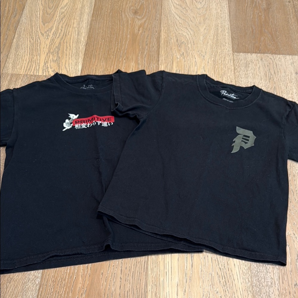 Boys Primitive Black Short Sleeve Tees